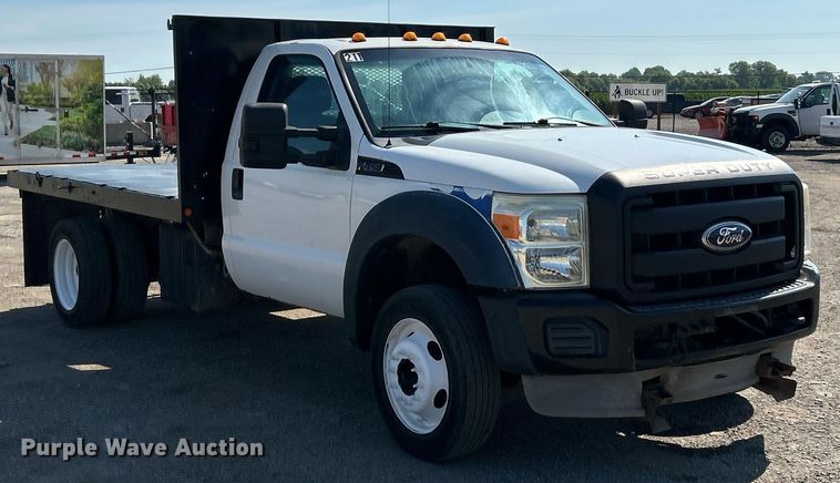 image for item EK8295 2011 Ford F450 Super Duty XL dump flatbed truck