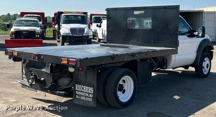 image for item EK8295 2011 Ford F450 Super Duty XL dump flatbed truck