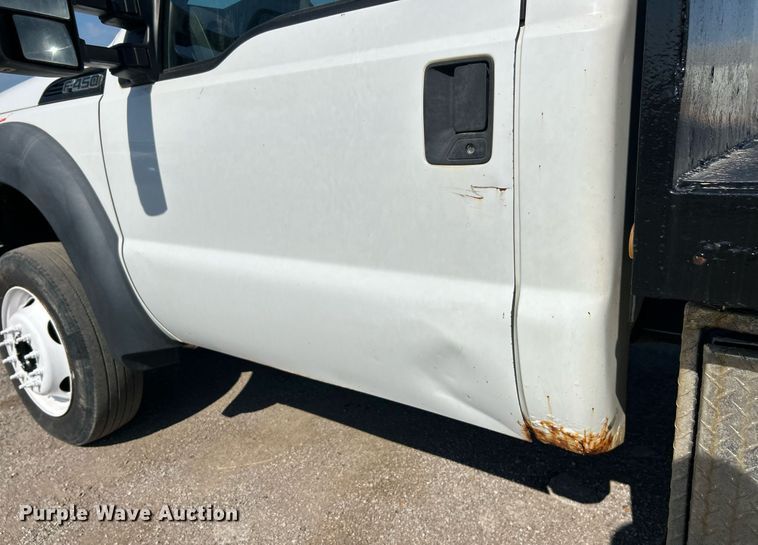 image for item EK8295 2011 Ford F450 Super Duty XL dump flatbed truck