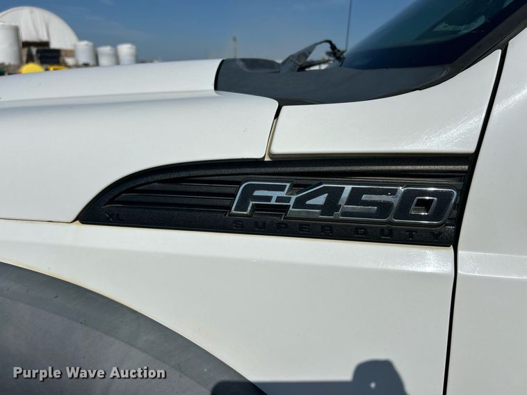 image for item EK8295 2011 Ford F450 Super Duty XL dump flatbed truck