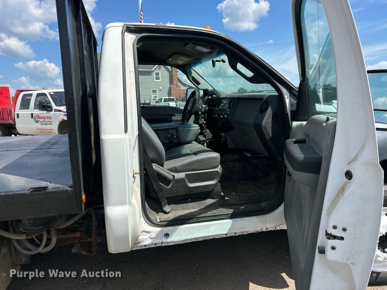 image for item EK8295 2011 Ford F450 Super Duty XL dump flatbed truck