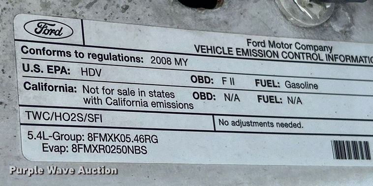 image for item EK8302 2008 Ford F350 Super Duty XL pickup truck