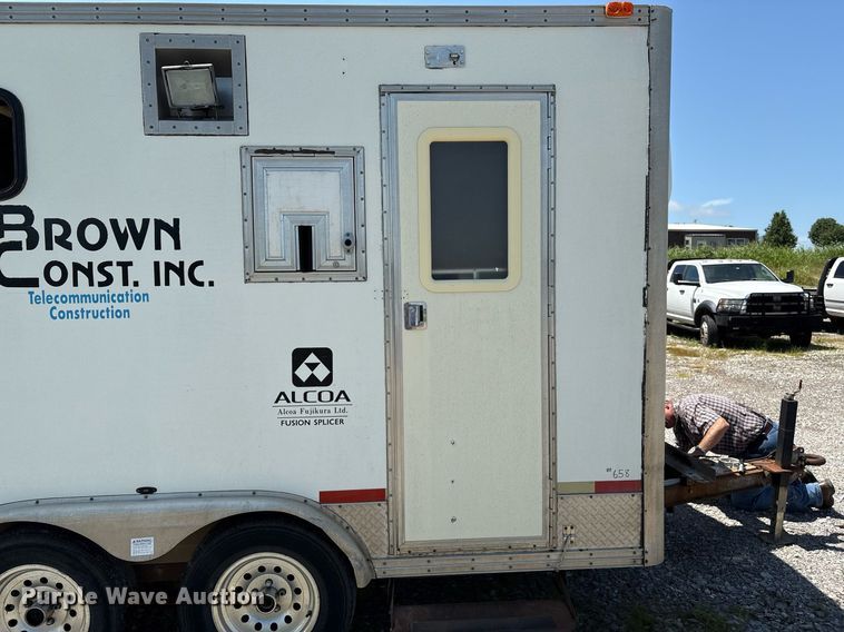 image for item EM2595 2001 Coachcraft fiber optic splicing trailer