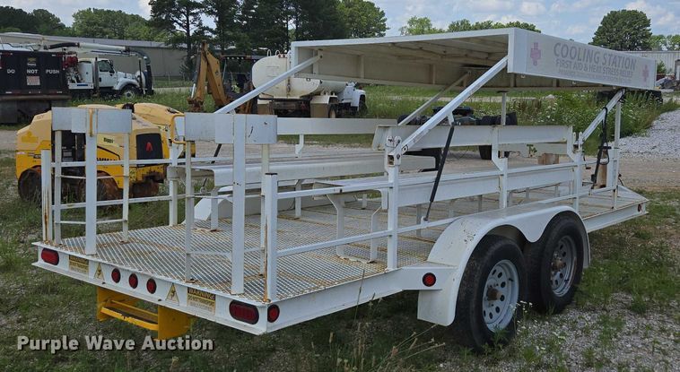 image for item EN3916 2013 Topeka Metal Specialties utility trailer