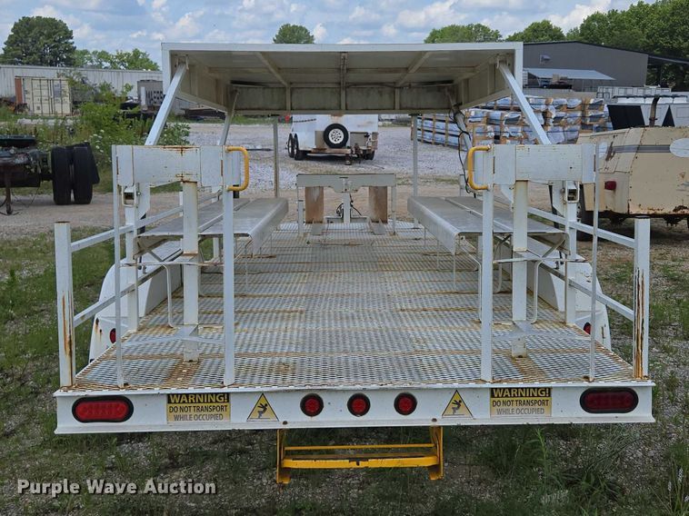 image for item EN3916 2013 Topeka Metal Specialties utility trailer