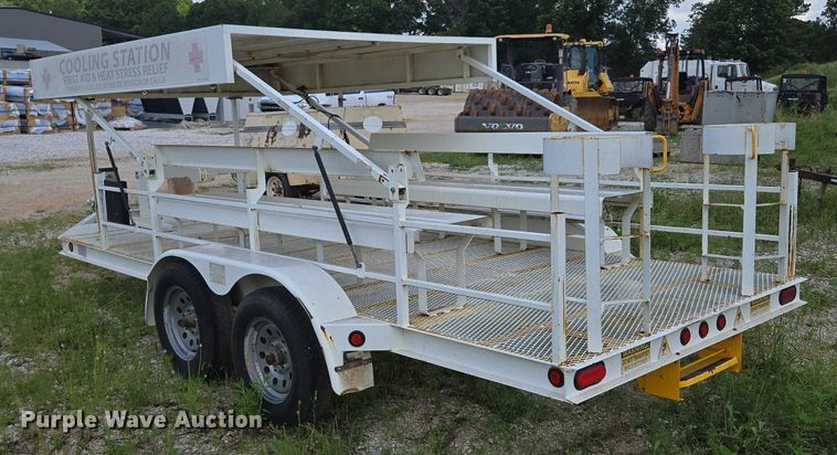 image for item EN3916 2013 Topeka Metal Specialties utility trailer