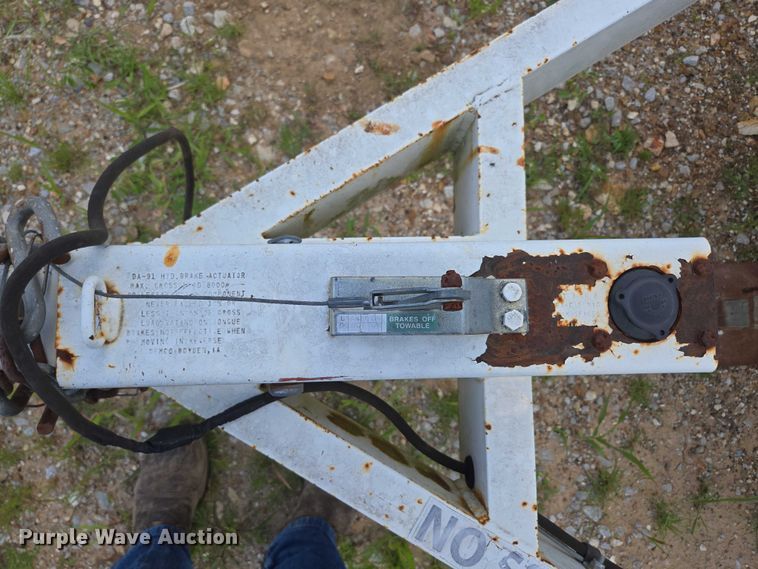 image for item EN3916 2013 Topeka Metal Specialties utility trailer