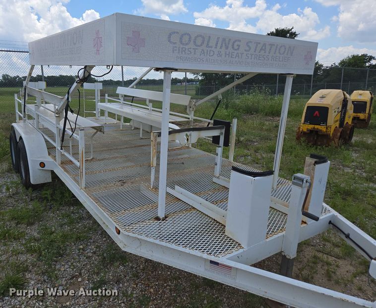 image for item EN3916 2013 Topeka Metal Specialties utility trailer