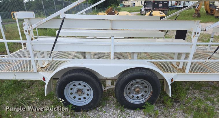image for item EN3916 2013 Topeka Metal Specialties utility trailer