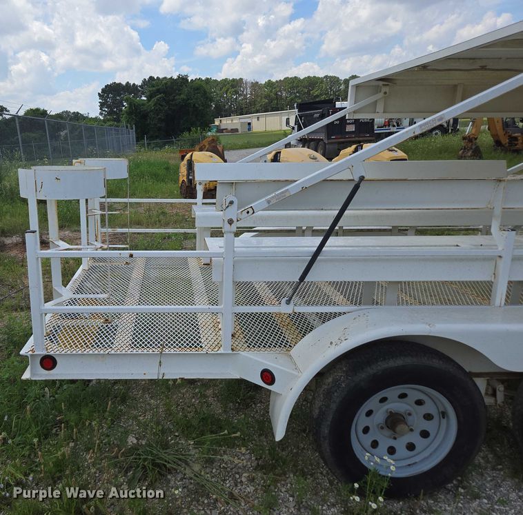 image for item EN3916 2013 Topeka Metal Specialties utility trailer