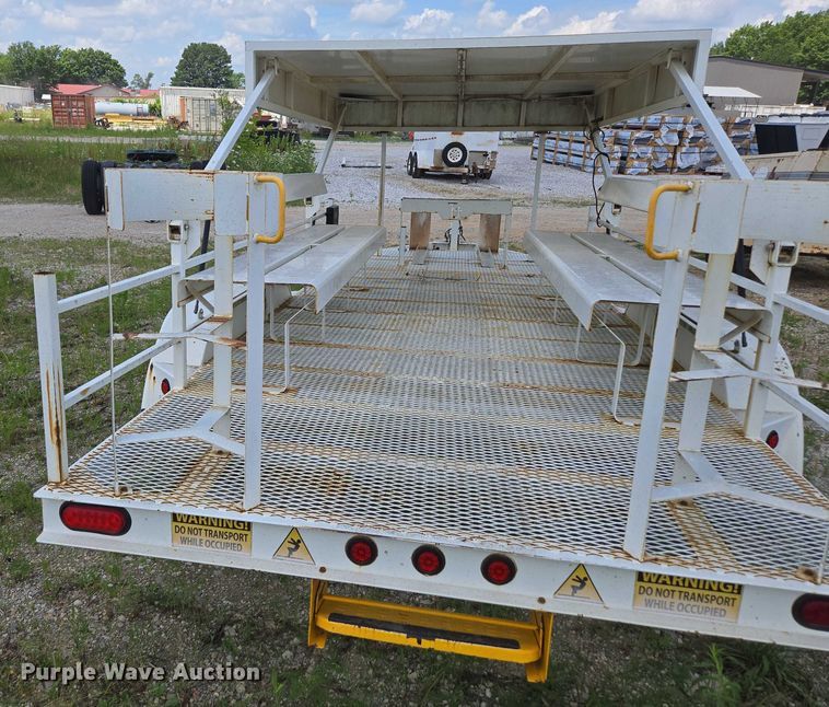 image for item EN3916 2013 Topeka Metal Specialties utility trailer