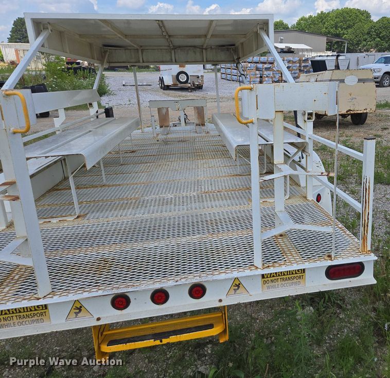 image for item EN3916 2013 Topeka Metal Specialties utility trailer