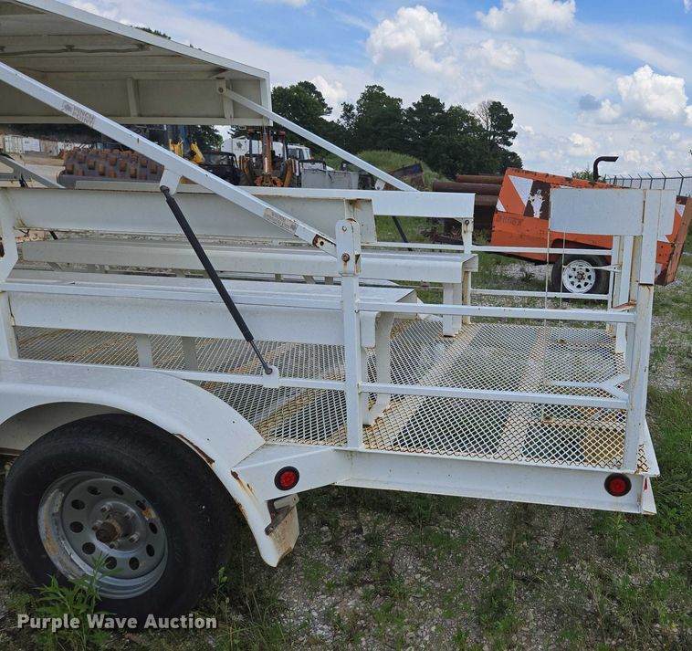 image for item EN3916 2013 Topeka Metal Specialties utility trailer