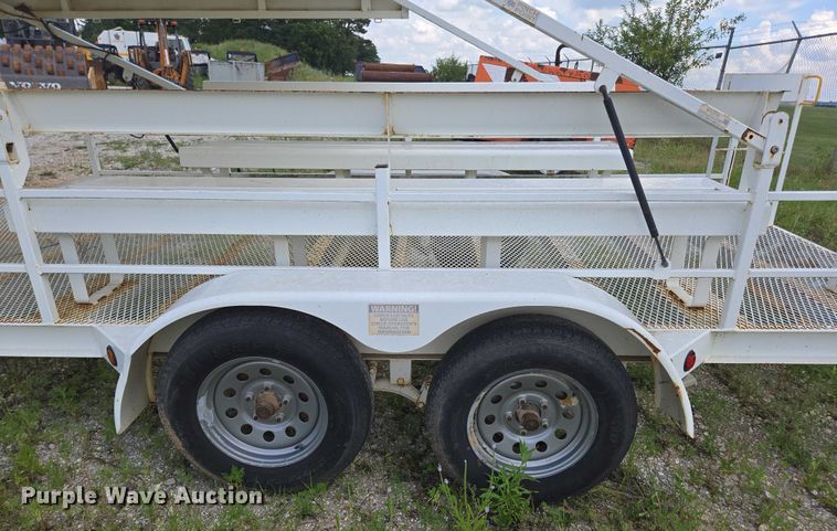 image for item EN3916 2013 Topeka Metal Specialties utility trailer