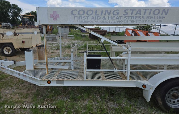 image for item EN3916 2013 Topeka Metal Specialties utility trailer