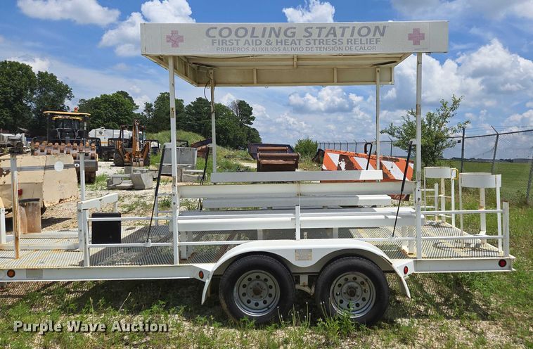 image for item EN3916 2013 Topeka Metal Specialties utility trailer