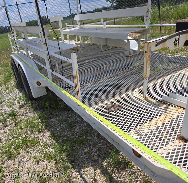 image for item EN3916 2013 Topeka Metal Specialties utility trailer