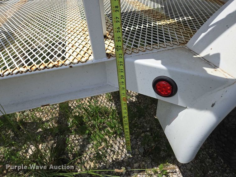 image for item EN3916 2013 Topeka Metal Specialties utility trailer