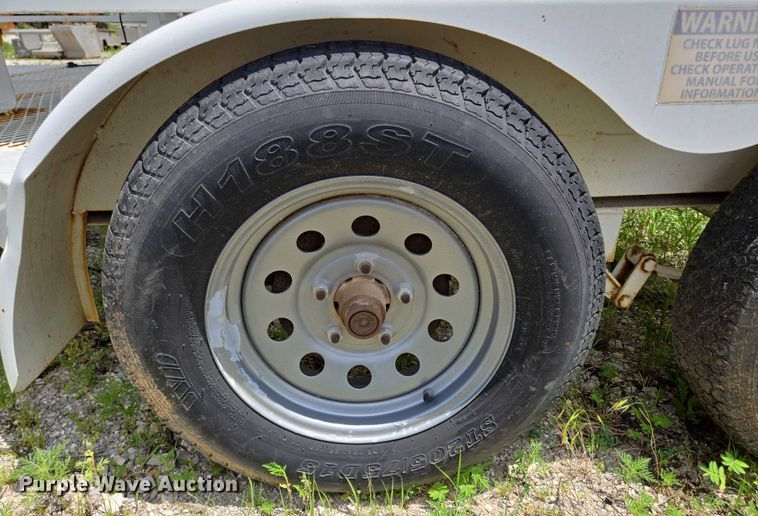 image for item EN3916 2013 Topeka Metal Specialties utility trailer