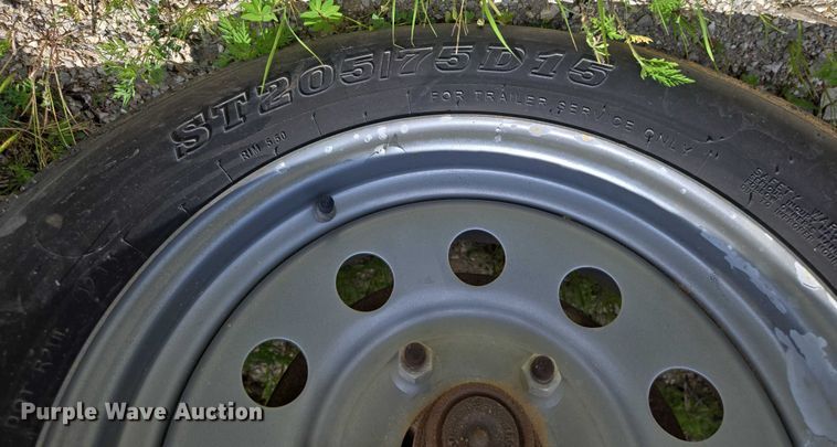 image for item EN3916 2013 Topeka Metal Specialties utility trailer