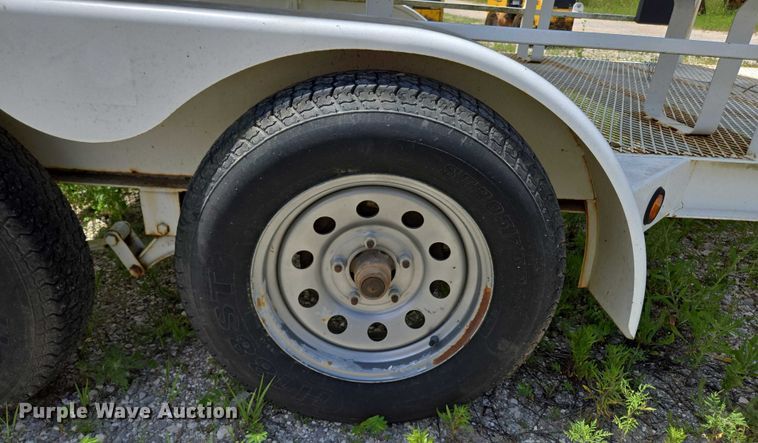 image for item EN3916 2013 Topeka Metal Specialties utility trailer