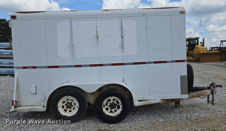 image for item EN3917 1997 Eagle Body Inc enclosed cargo trailer
