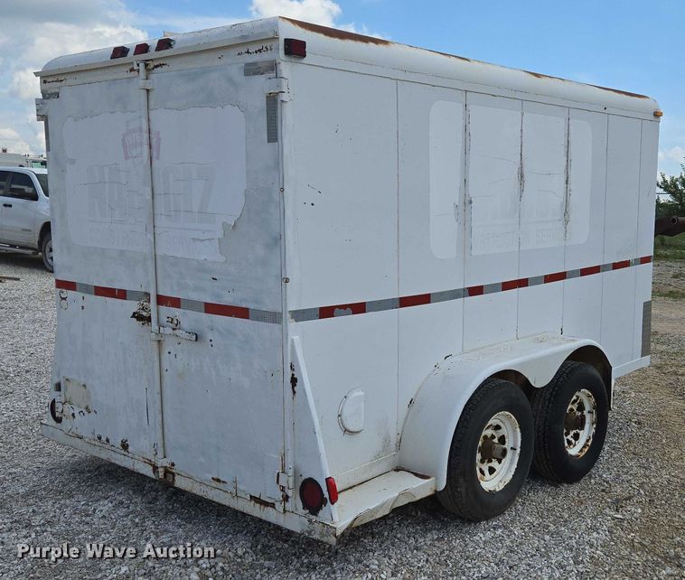 image for item EN3917 1997 Eagle Body Inc enclosed cargo trailer