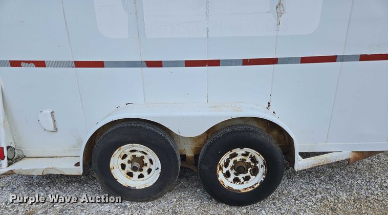 image for item EN3917 1997 Eagle Body Inc enclosed cargo trailer