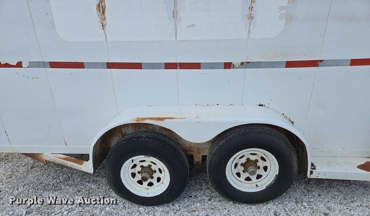 image for item EN3917 1997 Eagle Body Inc enclosed cargo trailer