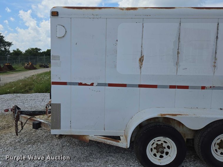 image for item EN3917 1997 Eagle Body Inc enclosed cargo trailer