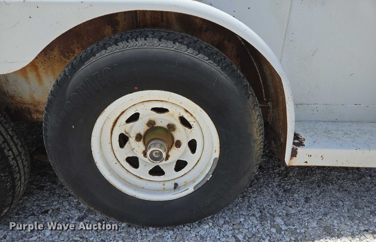 image for item EN3917 1997 Eagle Body Inc enclosed cargo trailer