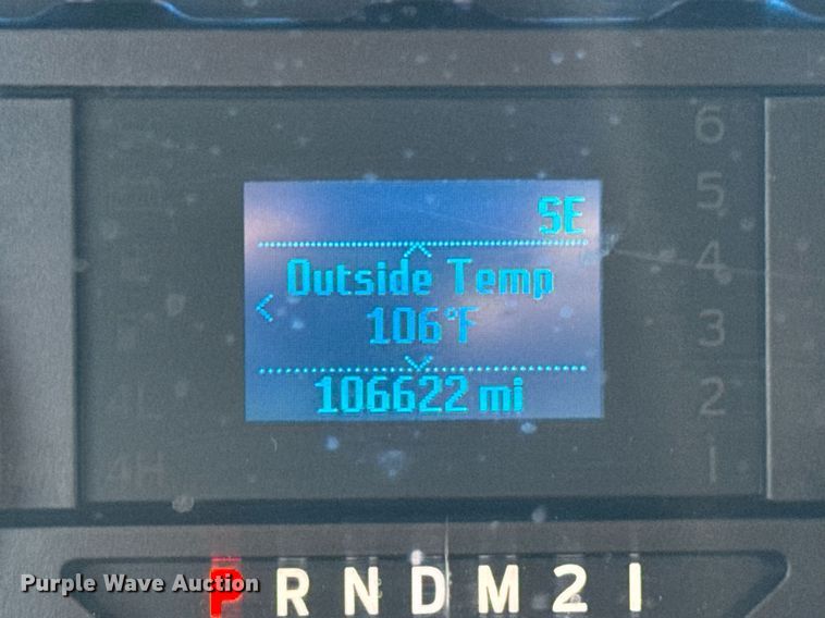 image for item EN4570 2019 Ford F350 Super Duty XL SuperCab flatbed pickup truck