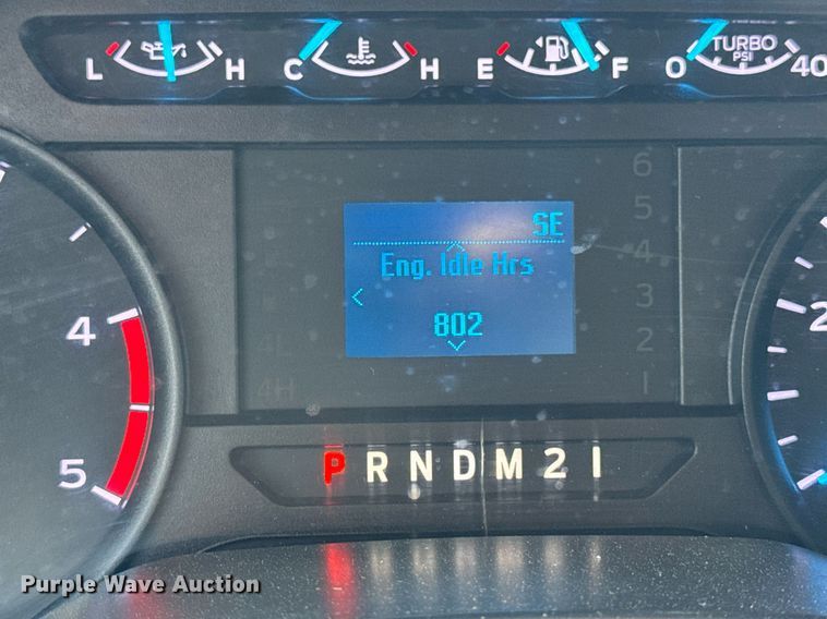 image for item EN4570 2019 Ford F350 Super Duty XL SuperCab flatbed pickup truck