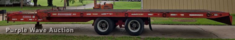 image for item EN8205 1999 Evaco D020T222T tilt deck equipment trailer