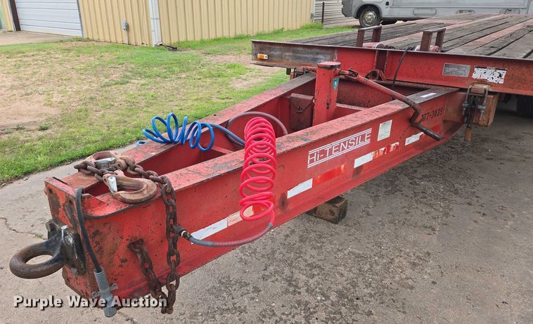 image for item EN8205 1999 Evaco D020T222T tilt deck equipment trailer