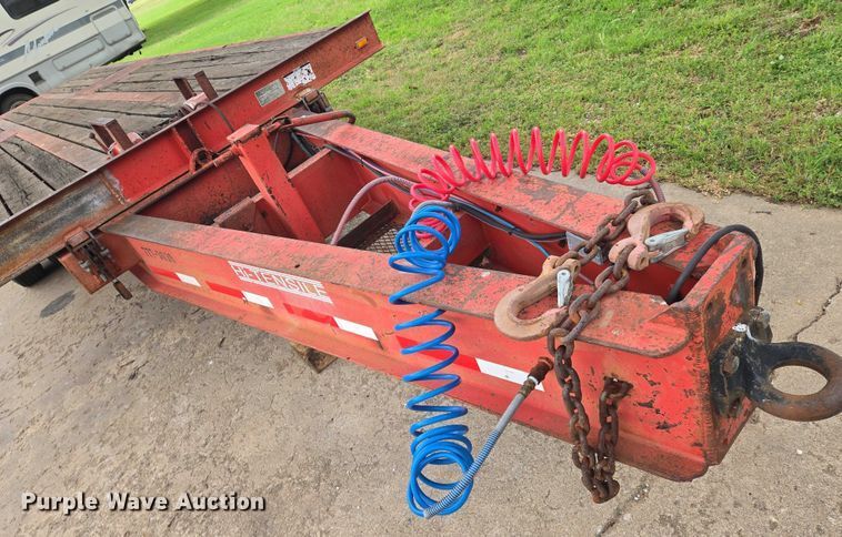 image for item EN8205 1999 Evaco D020T222T tilt deck equipment trailer