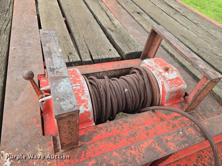 image for item EN8205 1999 Evaco D020T222T tilt deck equipment trailer