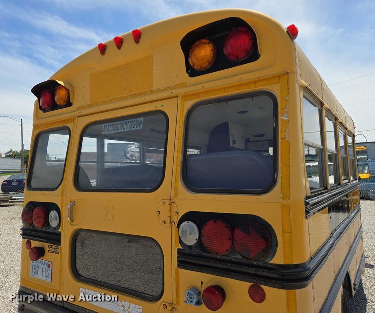 1996 Blue Bird school bus in Wichita, KS | Item EN8218 sold