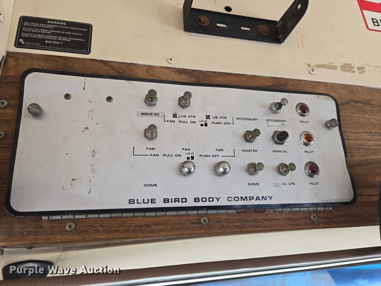 image for item EN8218 1996 Blue Bird school bus