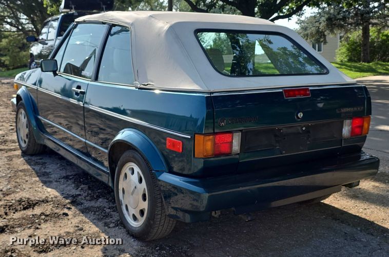 image for item EO1066 1992 Volkswagen Cabriolet convertible