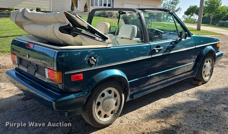 image for item EO1066 1992 Volkswagen Cabriolet convertible