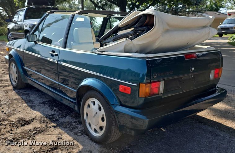 image for item EO1066 1992 Volkswagen Cabriolet convertible
