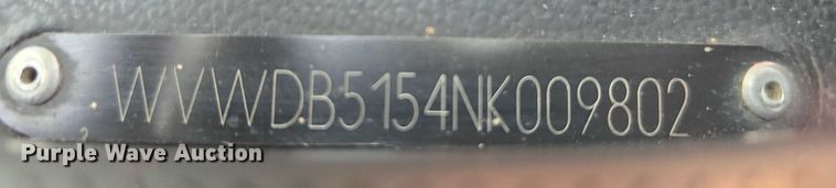 image for item EO1066 1992 Volkswagen Cabriolet convertible