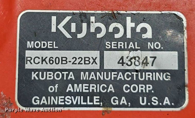 image for item EO1511 Kubota BX2230D lawn tractor