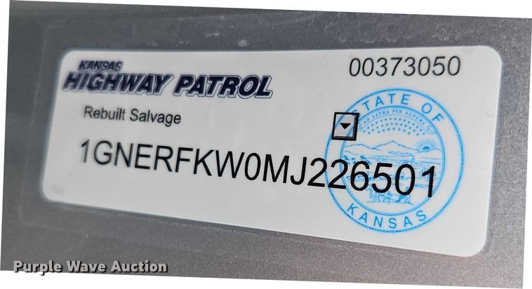 image for item EO4505 2021 Chevrolet Traverse SUV