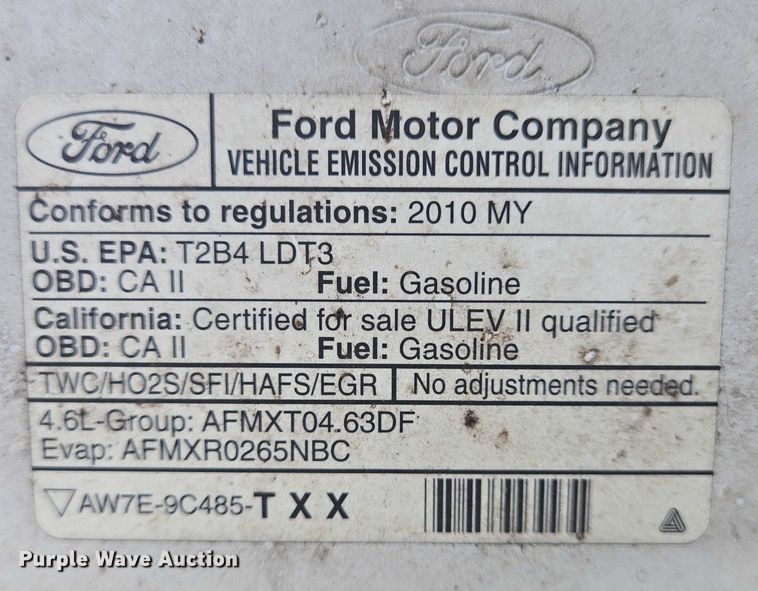 image for item EQ2610 2010 Ford F150 pickup truck