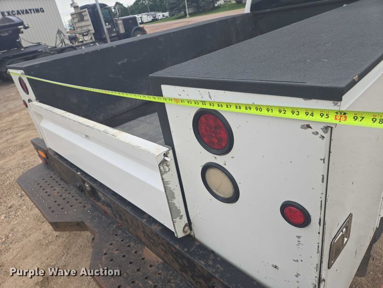 image for item ER5421 2013 Ford F350 Super Duty Crew Cab utility bed pickup truck