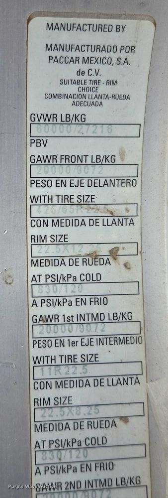 image for item ER5423 2014 Peterbilt 320 refuse truck