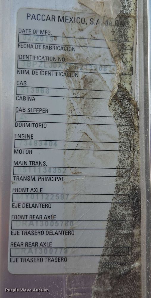 image for item ER5423 2014 Peterbilt 320 refuse truck