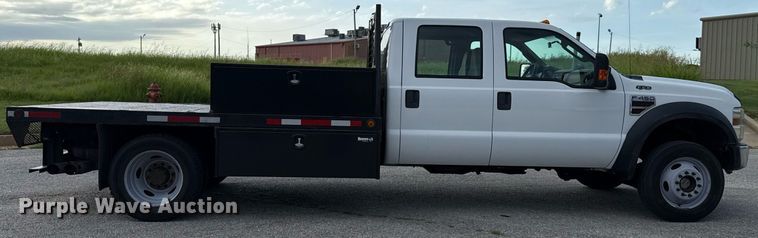 image for item HI9252 2008 Ford F450 Crew Cab flatbed truck